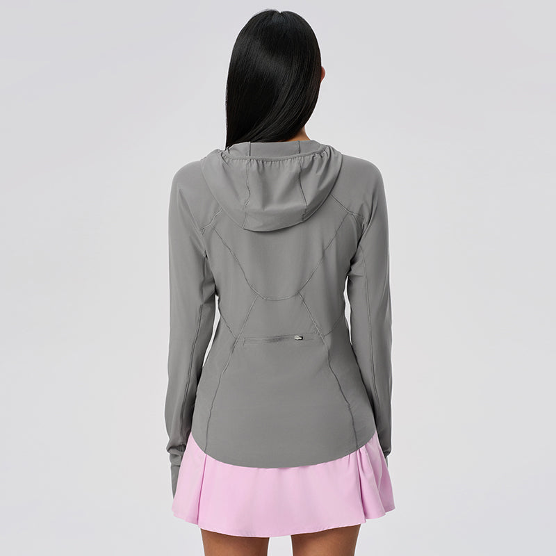 Women's UPF50+ Long Sleeve  Sun Hoodie - Lightweight Cooling Hoodie for Hiking and Beach