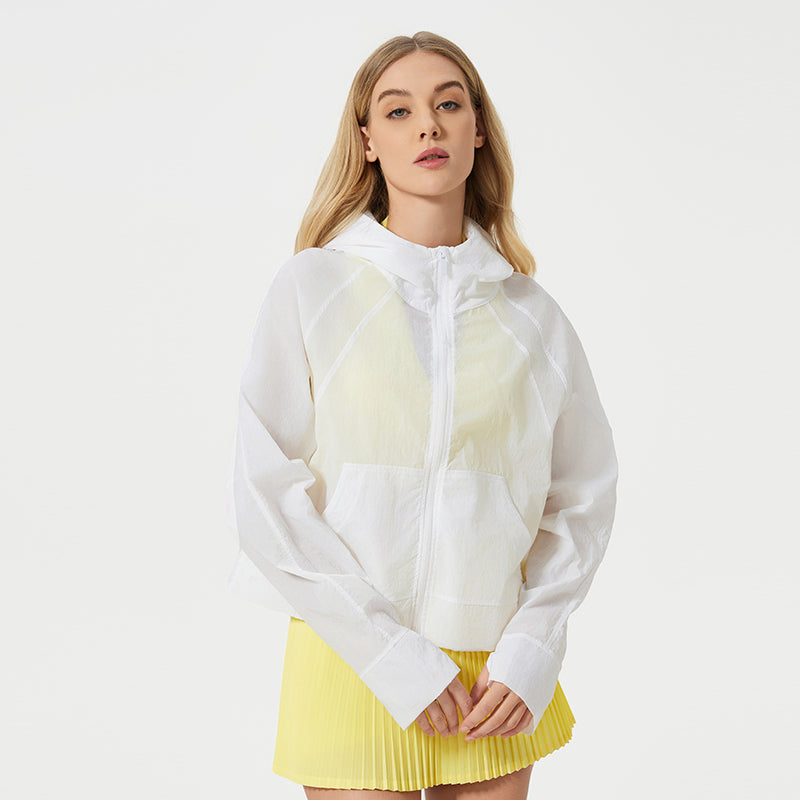 Summer Light and Breathable Quick-drying Zipper Sports Coat