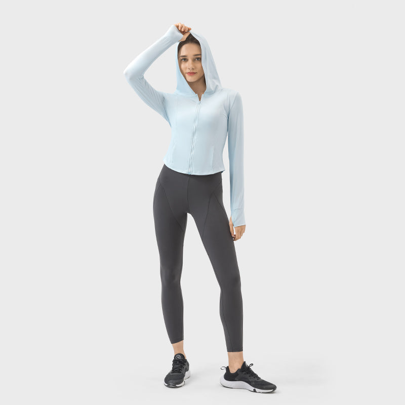 New Hooded Sports UV Protection Jacket For Women UPF50+ Sun Protection Garment