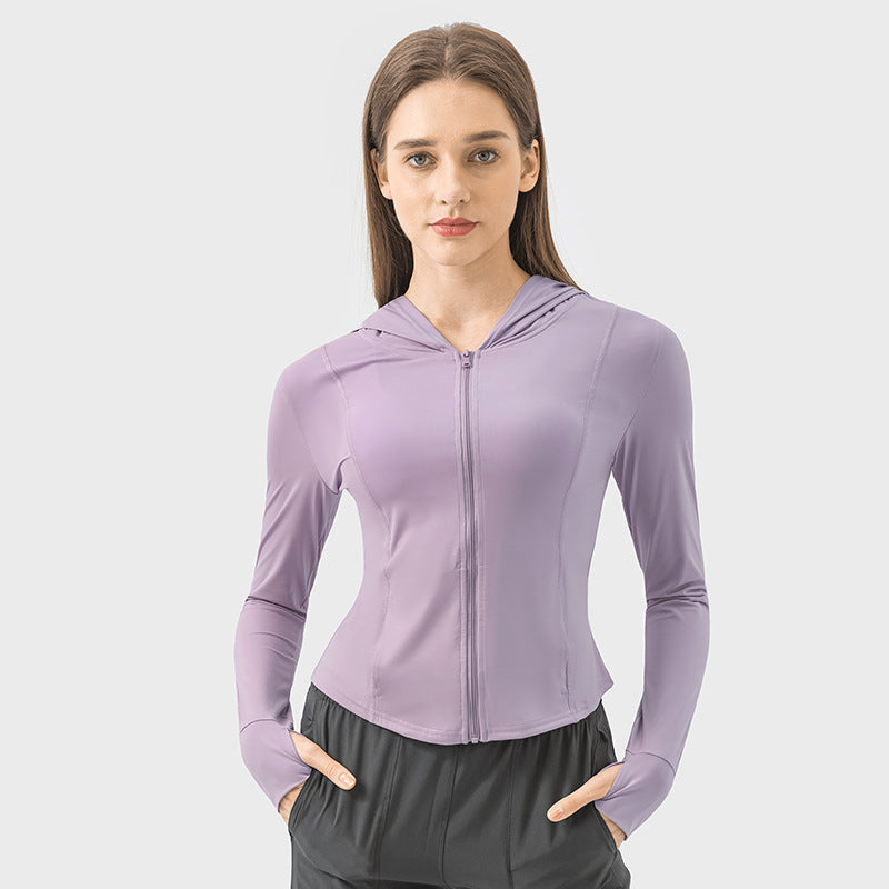 New Hooded Sports UV Protection Jacket For Women UPF50+ Sun Protection Garment
