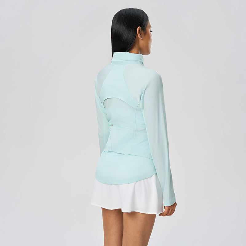 Summer Loose Breathable Women's UPF50+ Long Sleeve Sun Hoodie