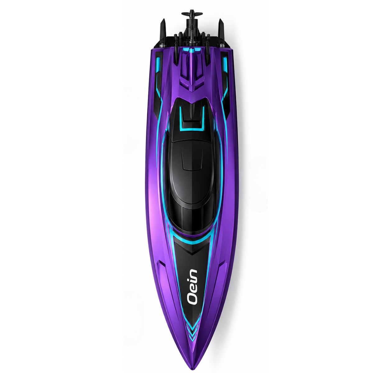 Purple Water-Cooled Brushless RC Boat