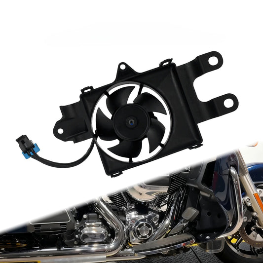Motorcycle Radiator Right Cooling Fan Engine Cooler Water Tank For Harley Electra Glide Ultra Limited 2010-2016 CoolFlow Fan Kit
