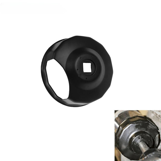 Motorcycle Black Steel Oil Filter Wrench End Cap Style 76mm For Harley Touring Sportster 883 Dyna Street Road Glide FXDB FLHT