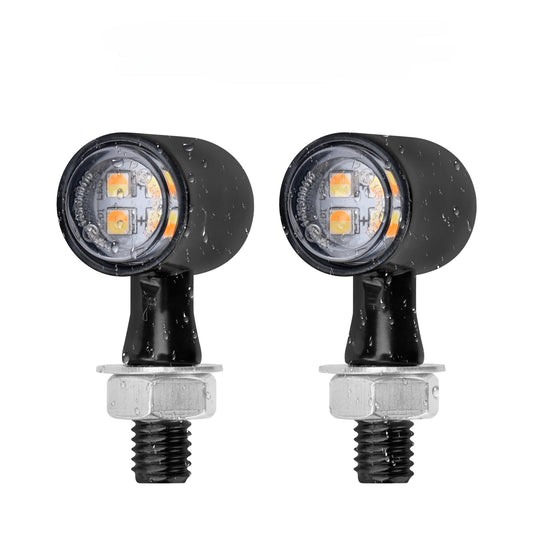Motorcycle Rear Bullet LED Light Mini Turn Signal Brake Front Blinker Indicator Universal For Harley Touring For Yamaha For BMW