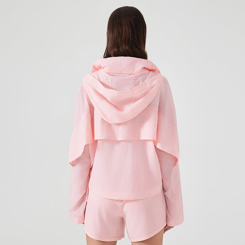 Summer Short Hidden Women's UPF50+ Long Sleeve Sun Hoodie
