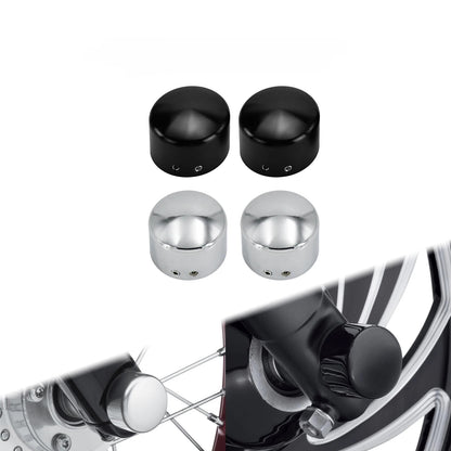 Motorcycle Front Axle Nut Bolt Cover Aluminum Caps For Harley Sportster XL Touring Road King Glide Softail FLHC FXB Dyna VRSC