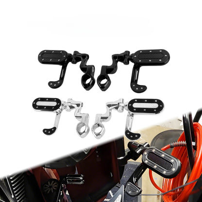 Motorcycle Footrest Highway Footpeg Adjustable 32mm Foot Pegs Pedal For Harley Touring Road King Softail Fat Boy Breakout Dyna