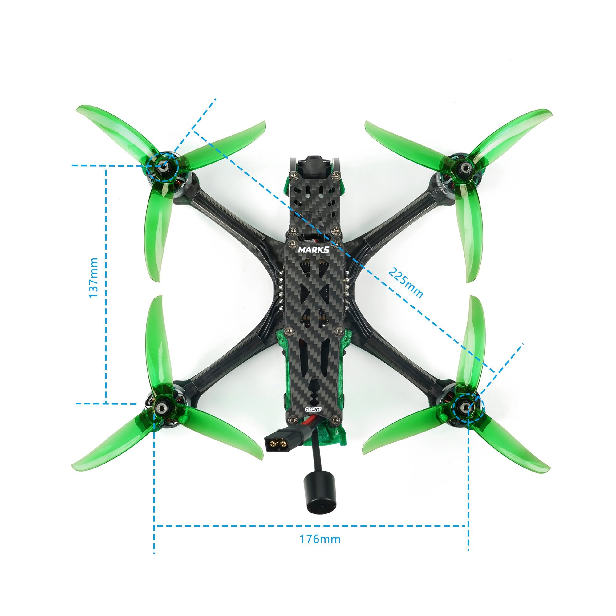 GEPRC MARK5 HD O3 Freestyle FPV Drone/Green