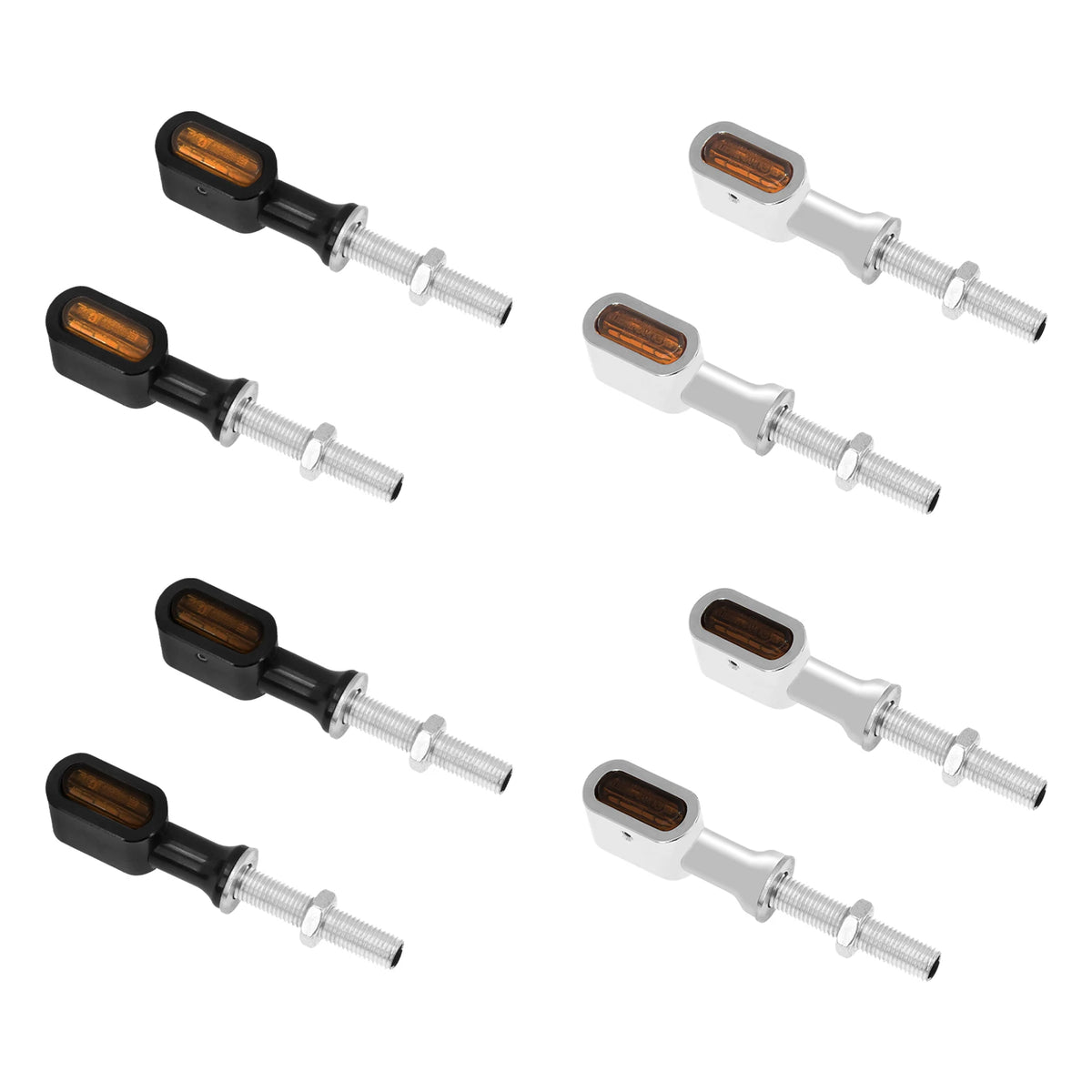 2xMotorcycle LED Rear Turn Signal Light E Mark Running Indicator Lamp For Harley Dyna Sportster XL Touring Street Glide Softail