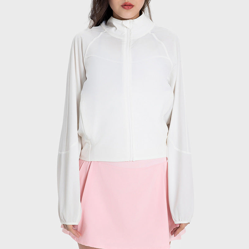 Women's UPF50+ Long Sleeve Couple Ice Silk Sunscreen Clothing