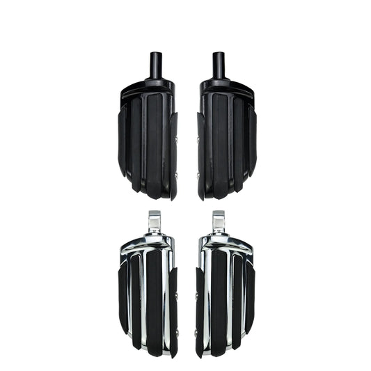 Universal Motocycle Male Mount Foot Pegs 10mm Highway Footpeg Black/Chrome Footrests For Harley Touring Sportster Dyna Softail