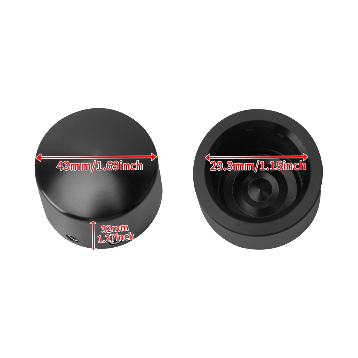 Motorcycle Front Axle Nut Bolt Cover Aluminum Caps For Harley Sportster XL Touring Road King Glide Softail FLHC FXB Dyna VRSC