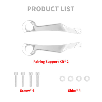 Motorcycle Fairing Lowers Support Engine Guard Mounting Kit For Harley Touring Road Glide CVO FLTRXSE 23-25 FLTRX 24-26 FLTRXL