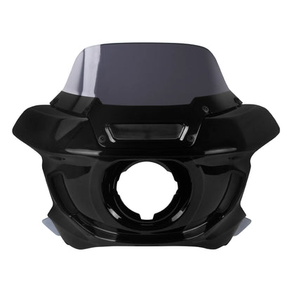 Motorcycle Headlight Fairing Cover Front Head Light Mount Kit For Harley Softail Low Rider ST Street Bob Fat Boy Breakout 18-Up