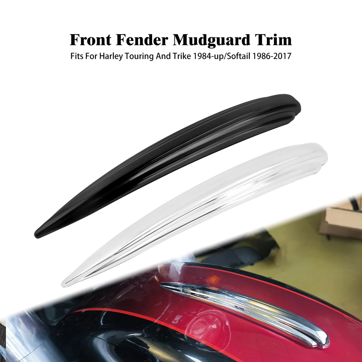 Motorcycle Front Fender Trim Mudguard Cover Accessories For Harley Softail FL FLFB Breakout FLD Touring Road Electra Glide FLHR