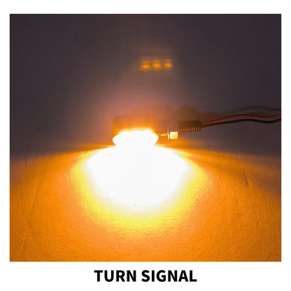 Motorcycle Mini LED Light Indicator E Mark Turn Signal M8 Thread Front Rear Lamp Universal For Harley FLHR For Yamaha For Honda