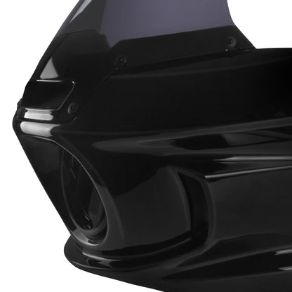 Motorcycle Headlight Fairing Cover Front Head Light Mount Kit For Harley Softail Low Rider ST Street Bob Fat Boy Breakout 18-Up