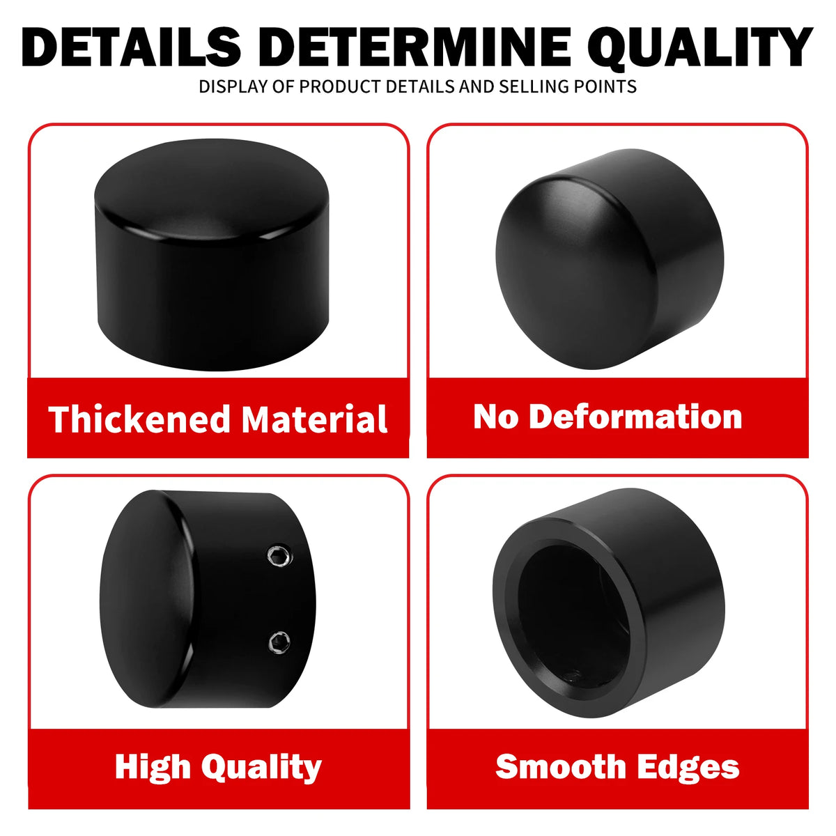 Motorcycle Front Axle Nut Bolt Cover Aluminum Caps For Harley Sportster XL Touring Road King Glide Softail FLHC FXB Dyna VRSC
