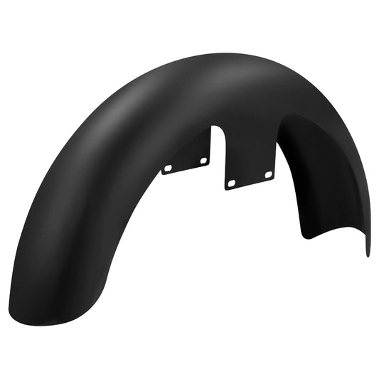 Motorcycle 19" Wrap Front Fender Matte Black Steel For Harley Touring Tri Glide Limited CVO Street Glide FLHR FLRT FLHX 2014-21
