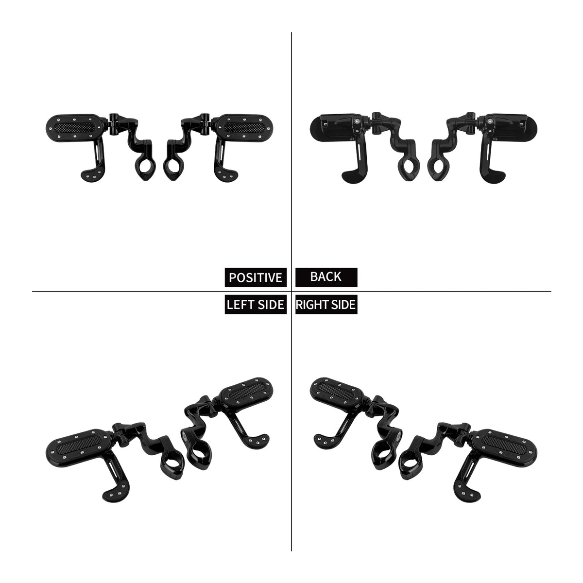 Motorcycle Footrest Highway Footpeg Adjustable 32mm Foot Pegs Pedal For Harley Touring Road King Softail Fat Boy Breakout Dyna
