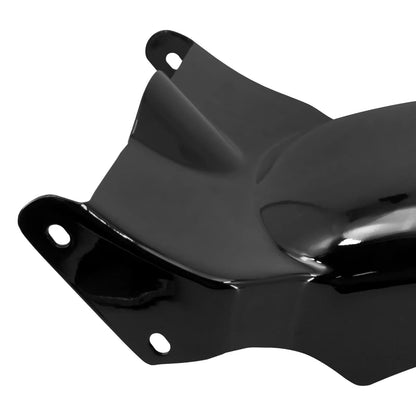 Motorcycle Driver Solo Cushion Seat Rear Fender Mudguard With Turn Signal LED Light For Harley Softail Fat Boy Breakout 18-2023
