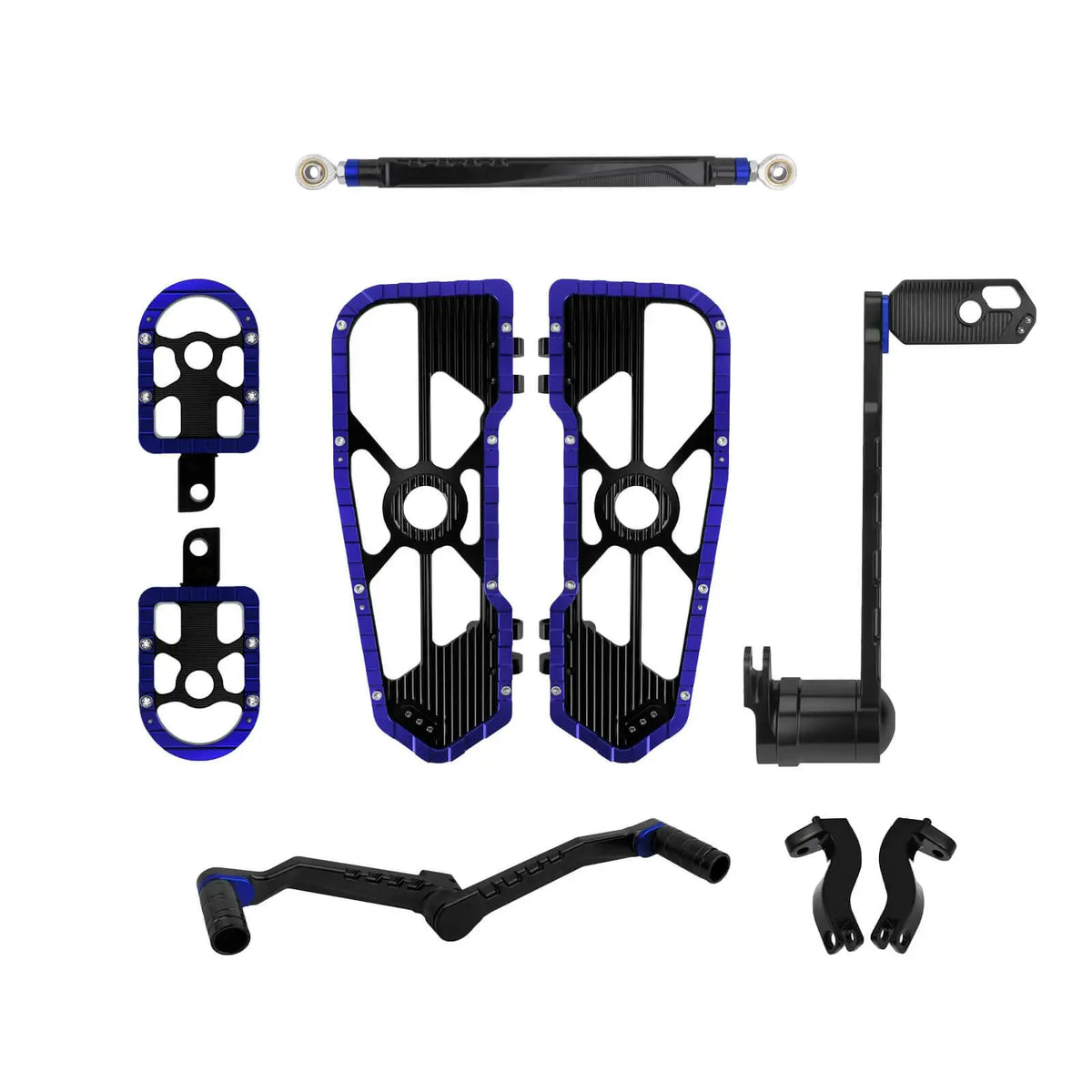 Motorcycle Floorboards Driver Passenger Footrest Shifter Lever Brake Arm Kit For Harley Touring Road Electra Street Glide 08-25