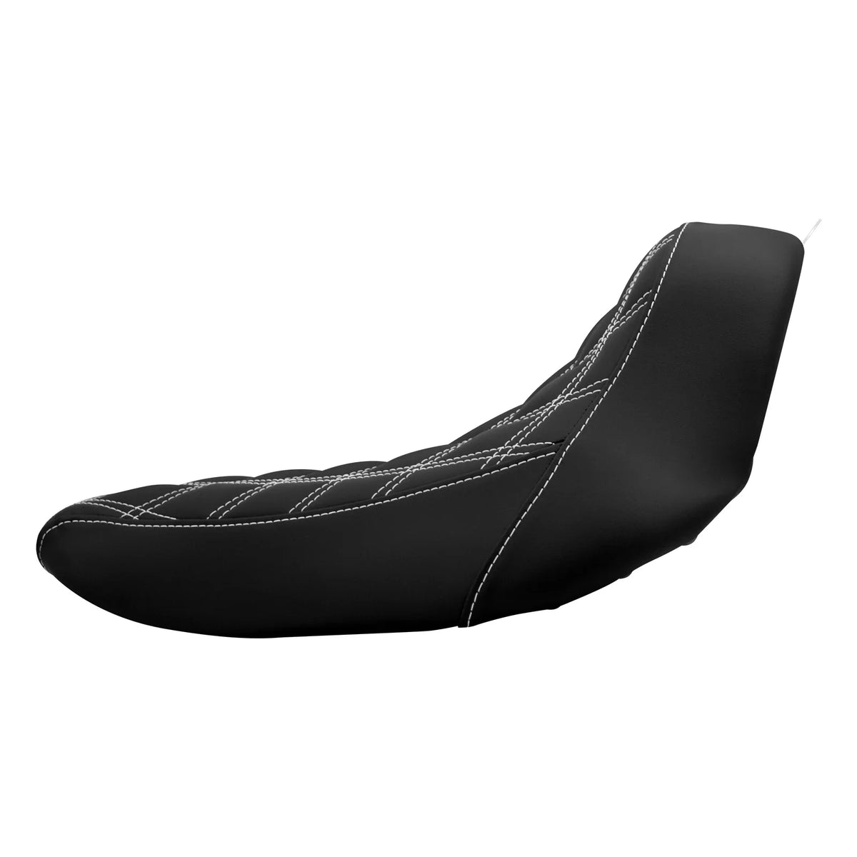 Motorcycle Driver Solo Cushion Seat Rear Fender Mudguard With Turn Signal LED Light For Harley Softail Fat Boy Breakout 18-2023