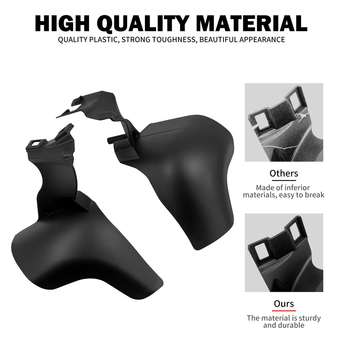 Motorcycle Mid-Frame Heat Shield For Harley Softail Fat Bob Breakout Fat Boy FXBB FXLR FLS 18-23 Black Air Deflector Trim Cover