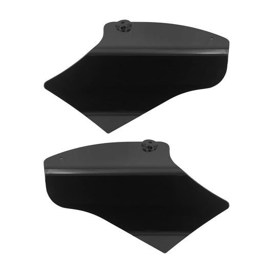 Motorcycle Air Deflector Saddle Reflective Air Heat Shields ABS For Harley Softail Heritage Fatboy FLSTF FLS FXS Slim 2000-2017