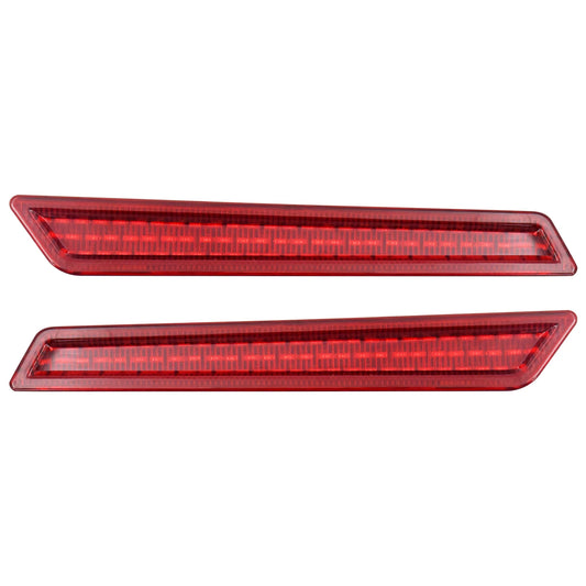 Motorcycle Saddlebag LED Latch Lights Smoke/Red Lens For Harley Touring CVO Street Glide Electra Road Glide Limited FLHT 14-2021