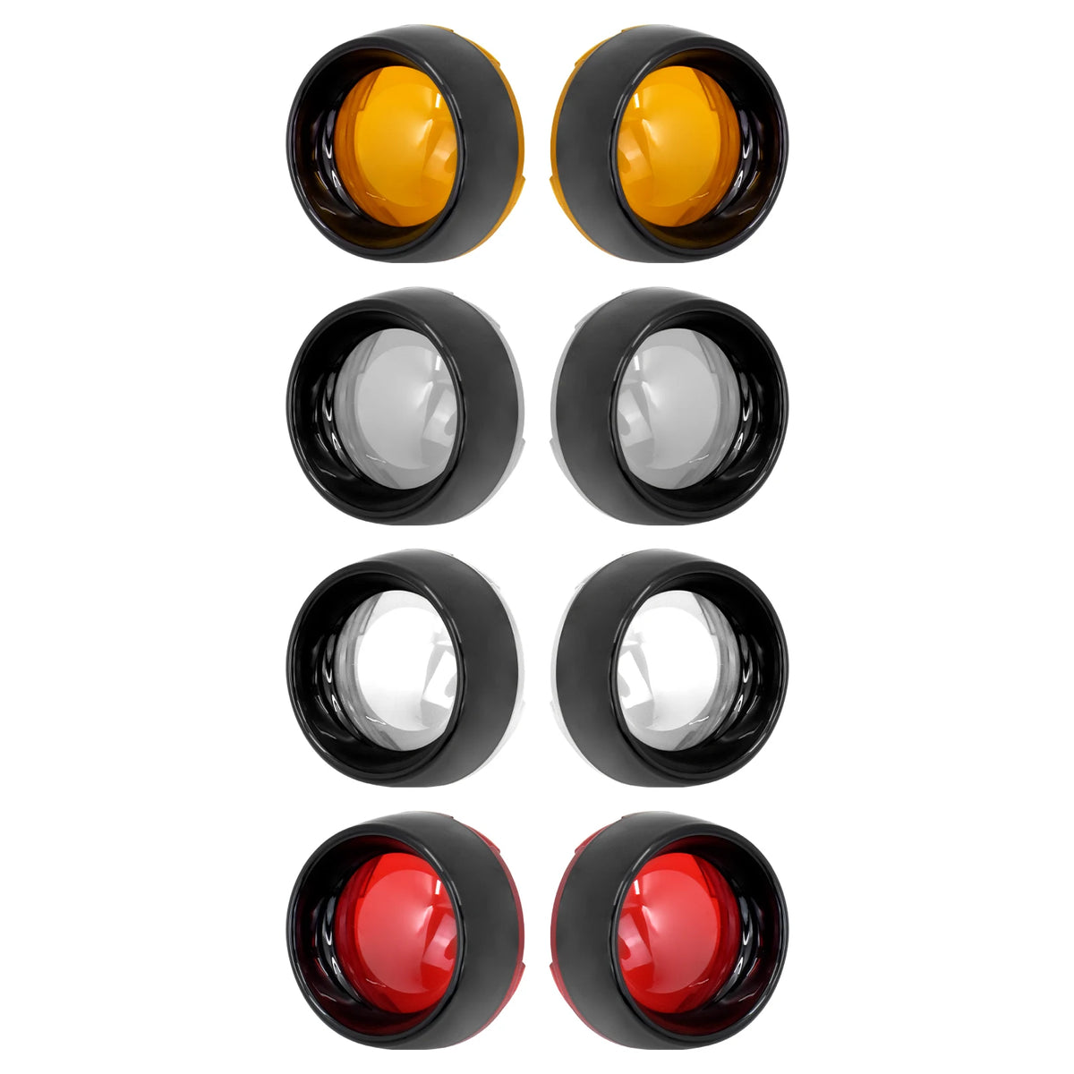 2xMotorcycle Turn Signal Indicator Light Visor Bezels Trim Ring Lens Cover For Harley Dyna Softail Touring Road Glide Sportster