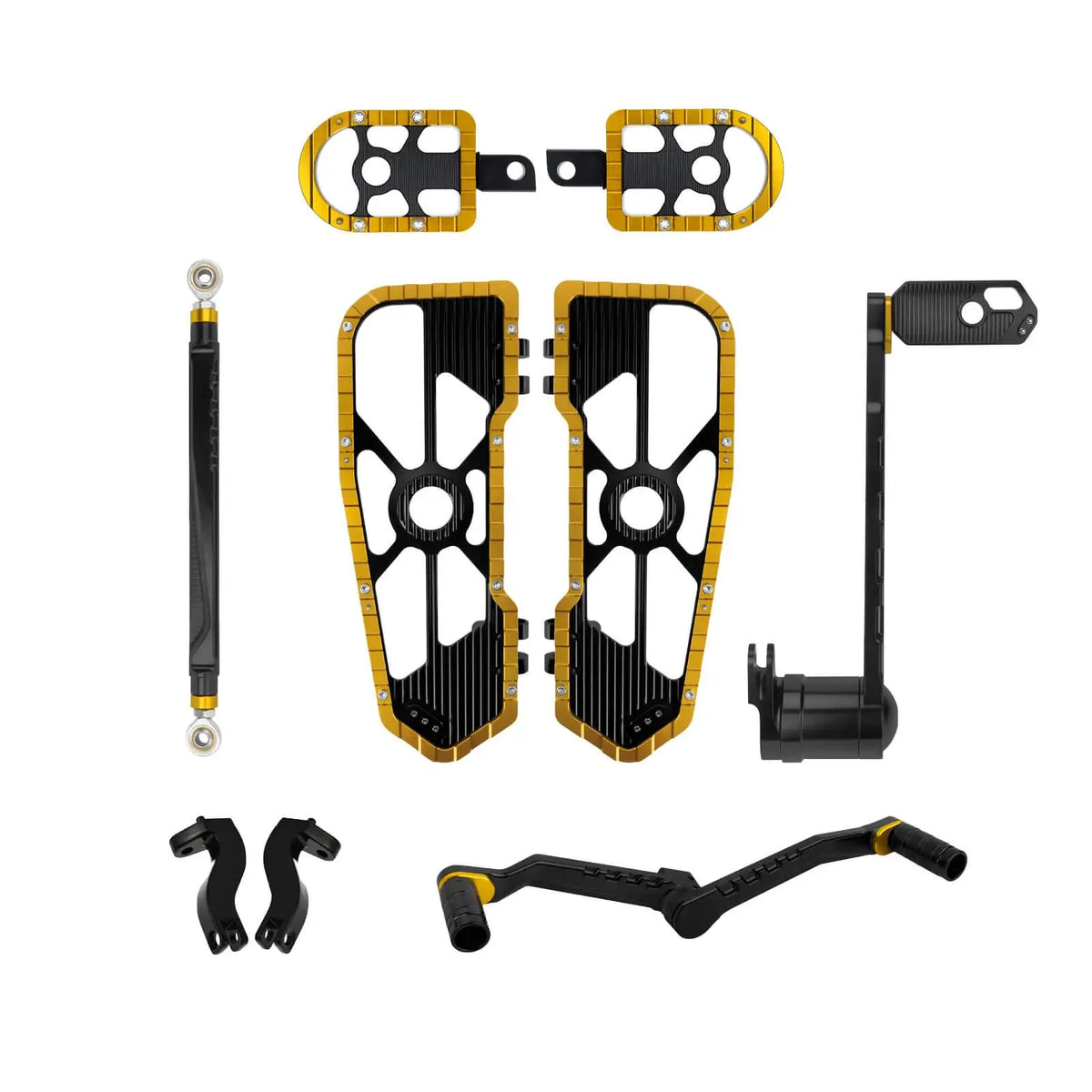 Motorcycle Floorboards Driver Passenger Footrest Shifter Lever Brake Arm Kit For Harley Touring Road Electra Street Glide 08-25