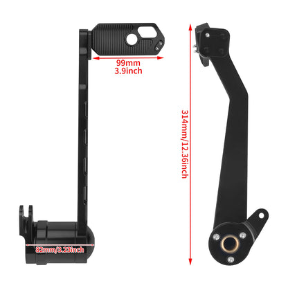 Motorcycle Floorboards Driver Passenger Footrest Shifter Lever Brake Arm Kit For Harley Touring Road Electra Street Glide 08-25