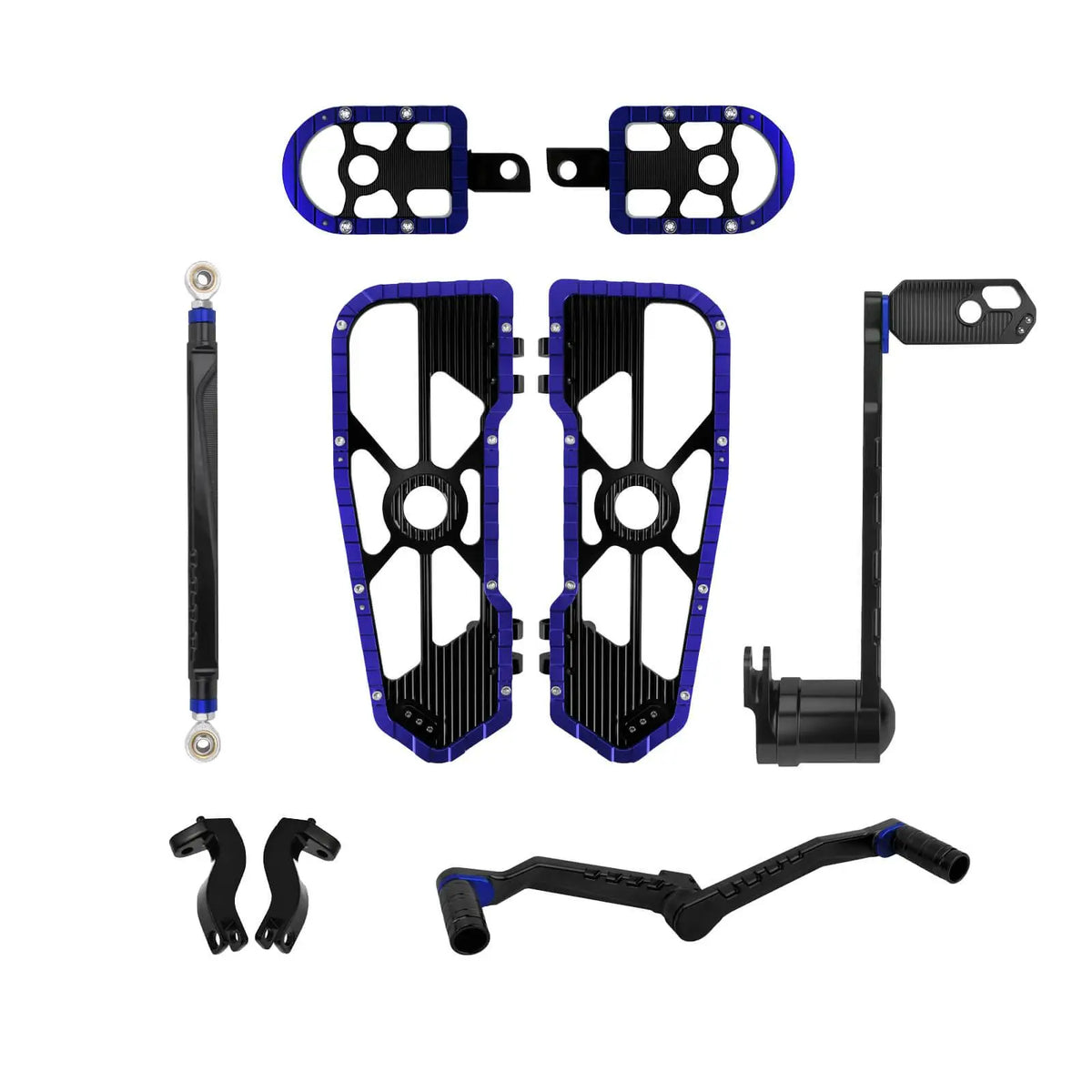Motorcycle Floorboards Driver Passenger Footrest Shifter Lever Brake Arm Kit For Harley Touring Road Electra Street Glide 08-25