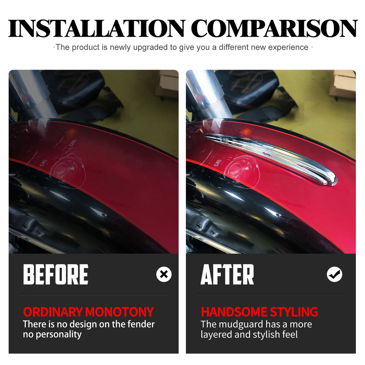 Motorcycle Front Fender Trim Mudguard Cover Accessories For Harley Softail FL FLFB Breakout FLD Touring Road Electra Glide FLHR