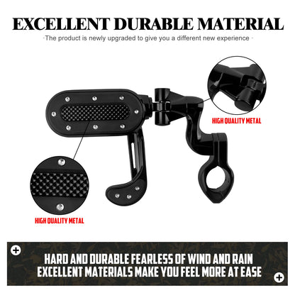 Motorcycle Footrest Highway Footpeg Adjustable 32mm Foot Pegs Pedal For Harley Touring Road King Softail Fat Boy Breakout Dyna