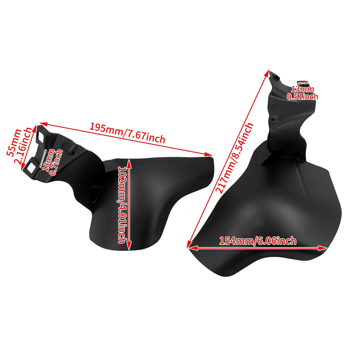 Motorcycle Mid-Frame Heat Shield For Harley Softail Fat Bob Breakout Fat Boy FXBB FXLR FLS 18-23 Black Air Deflector Trim Cover