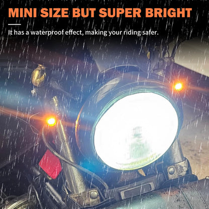 Motorcycle Rear Bullet LED Light Mini Turn Signal Brake Front Blinker Indicator Universal For Harley Touring For Yamaha For BMW