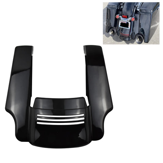 Motorcycle 5" Rear Fender Extension Stretched Filler Vivid Black For Harley Touring Road King Street Glide 2014-2019 2021 2022