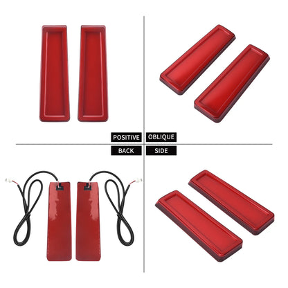 Motorcycle Saddlebag Fender Filler LED Lights Side Running Brake Accent Light For Harley Touring Road Street Glide FLHR 2014-23
