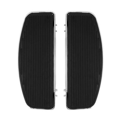 Motorcycle Driver Floorboard Footboard Front Footpegs Pedal For Harley Softail Touring Street Electra Glide FLHR Softail FL FLD