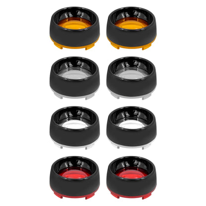 2xMotorcycle Turn Signal Indicator Light Visor Bezels Trim Ring Lens Cover For Harley Dyna Softail Touring Road Glide Sportster