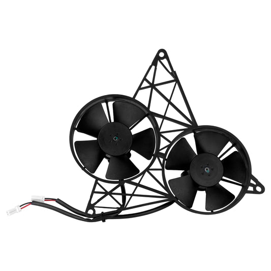 Motorcycle Radiator Cooling Fan Dual Fan Assembly With Bracket For Harley V-Rod VRSC VRSCB VRSCD VRSCDX 2002-2017