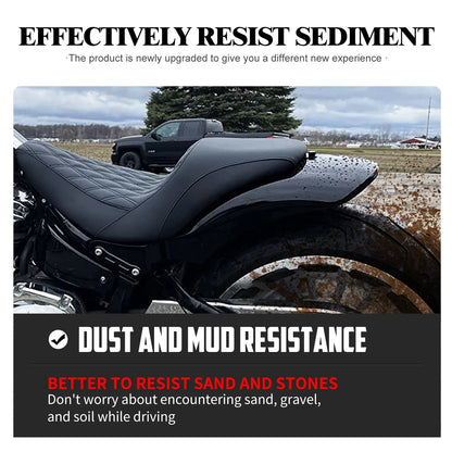 Motorcycle Rear Fender Short Mudguard Cover Hard Iron Gloss Black Fender For Harley Softail Fat Boy FLFBS Breakout FXDR 18-Later