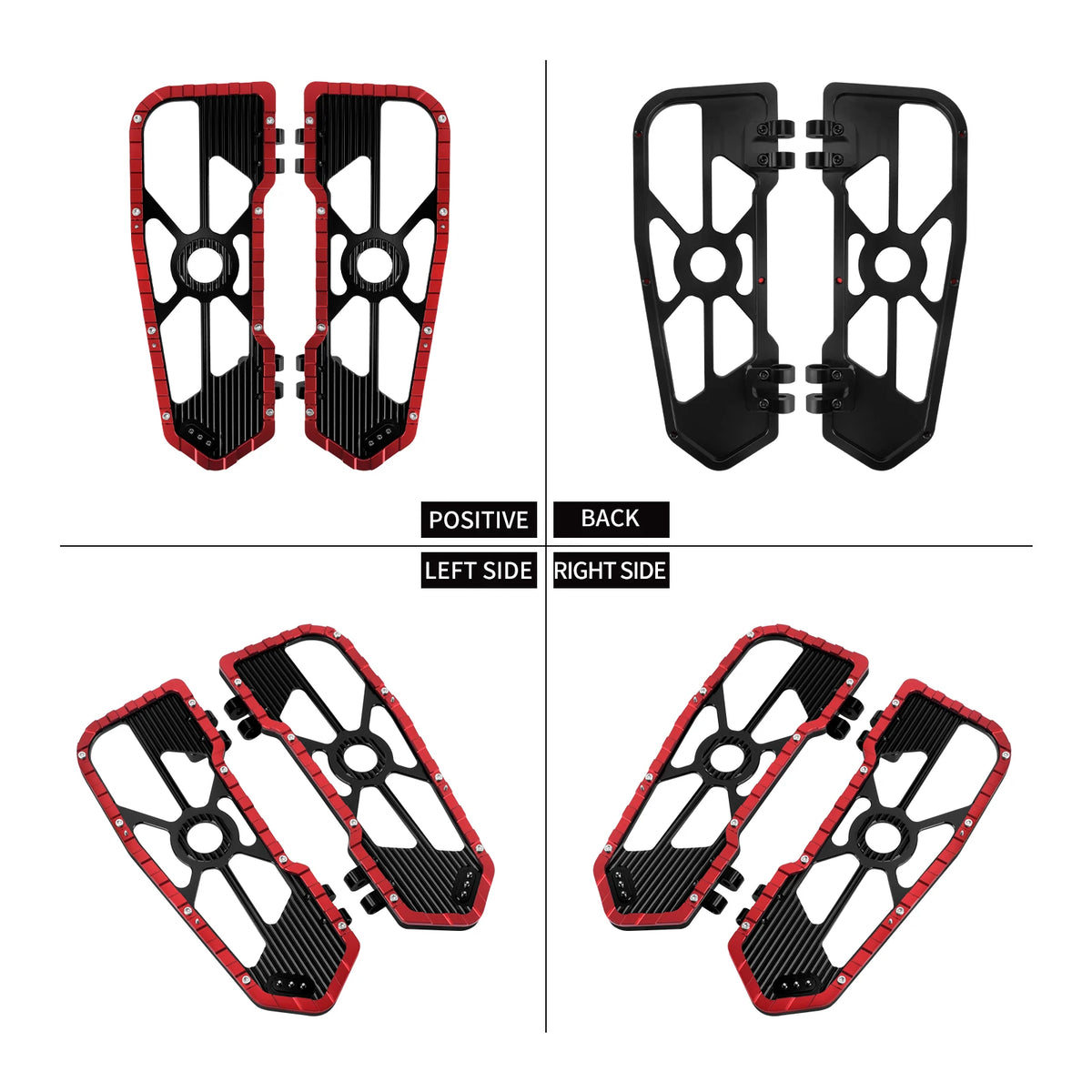 Motorcycle Floorboards Driver Passenger Footrest Shifter Lever Brake Arm Kit For Harley Touring Road Electra Street Glide 08-25