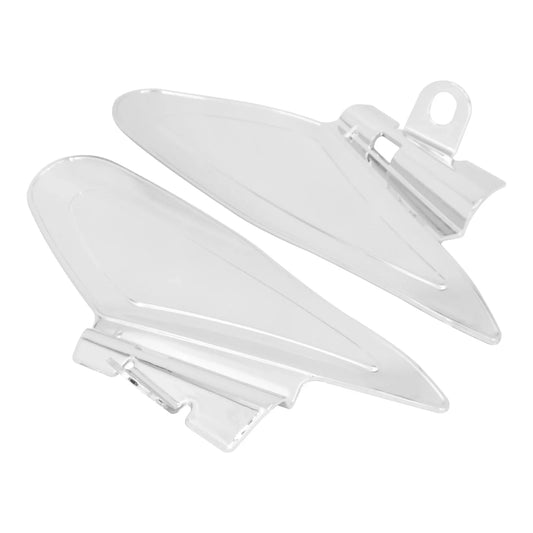 Motorcycle Saddle Heat Shields Chrome Reflective Air Deflector For Indian Chief Classic Vintage Roadmaster Chieftain 2014-2022