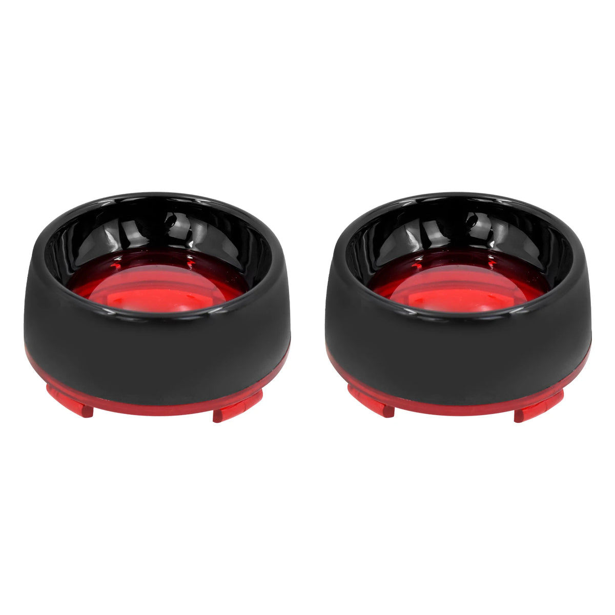 2xMotorcycle Turn Signal Indicator Light Visor Bezels Trim Ring Lens Cover For Harley Dyna Softail Touring Road Glide Sportster