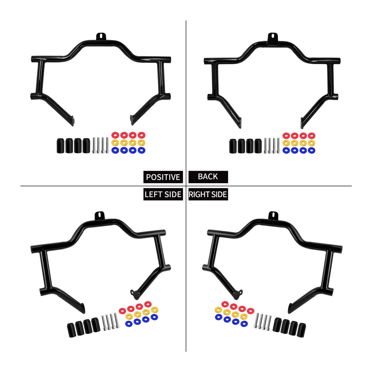 Motorcycle Engine Guard Front Crash Bar With Washer For Harley Touring Road Electra Street Glide FLHR 09-2024 Highway Protector