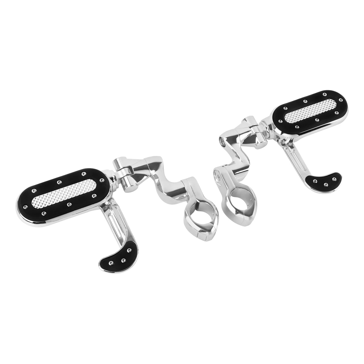 Motorcycle Footrest Highway Footpeg Adjustable 32mm Foot Pegs Pedal For Harley Touring Road King Softail Fat Boy Breakout Dyna